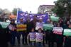 حضور کارکنان و مدرسان کانون زبان استان فارس در راهپیمایی روز قدس